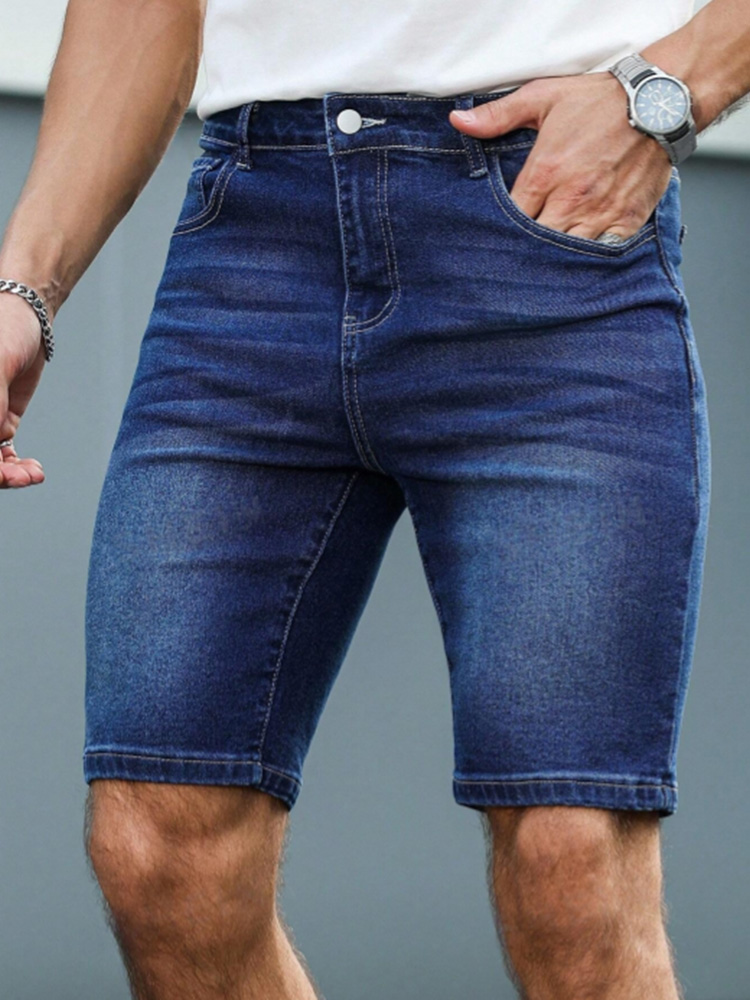 Levis Jeans 501 - Pantalones Cortos de Mezclilla Lavada para