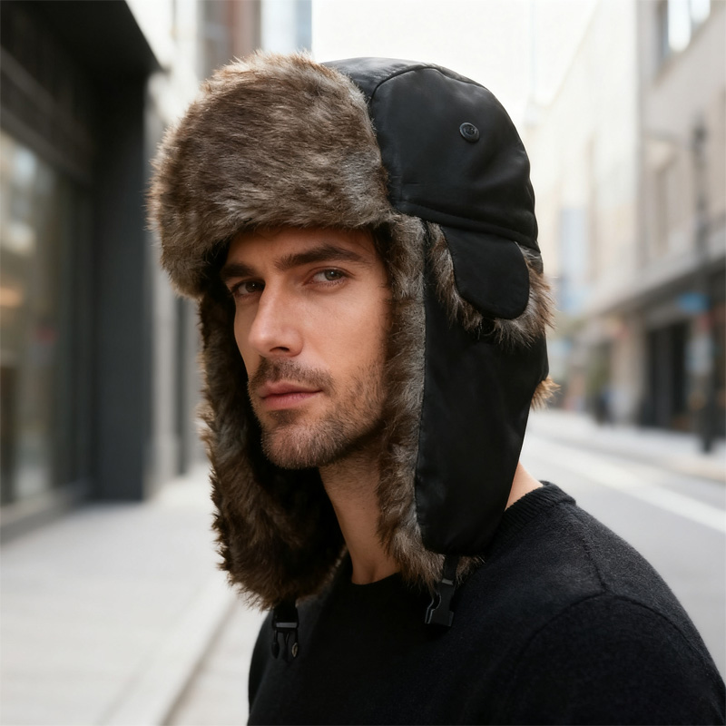 Winter Trapper Hat - Gorro Ushanka ruso de invierno para