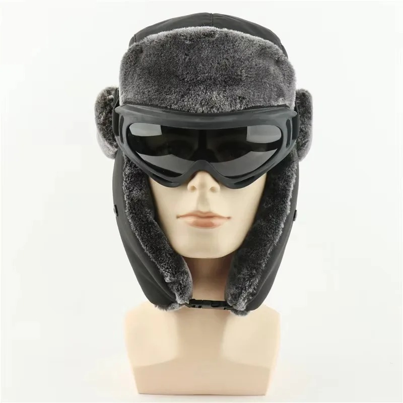 Trapper Hat Ear Flap - Gorros militares Ushanka del ejército de