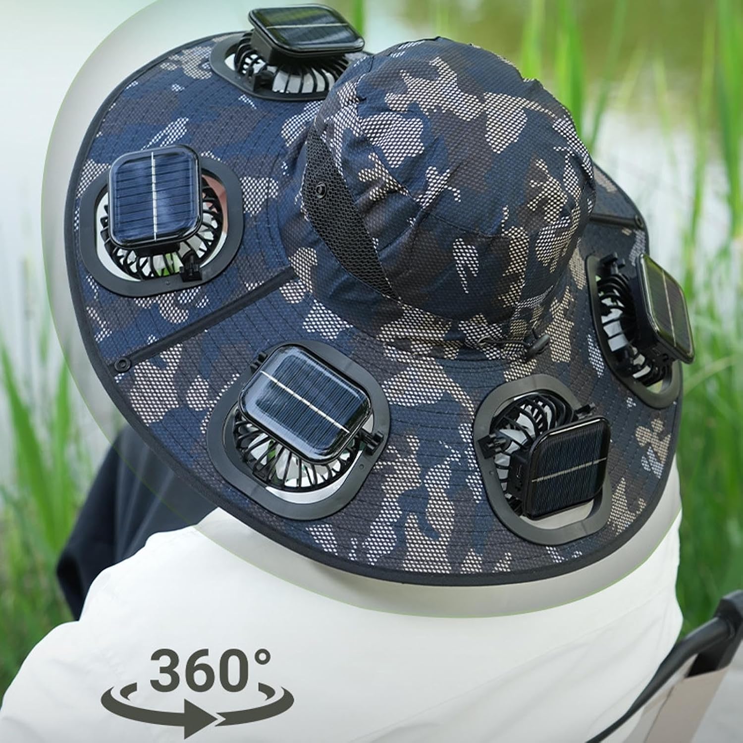 Gorra Visera con 6 Ventiladore - Sun Hat Wide Brim reseña y precio