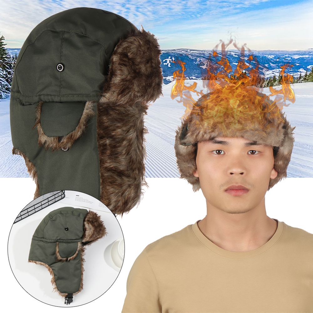Gorro de esquí cálido con orej - Trapper Hat Ear Flap reseña y precio