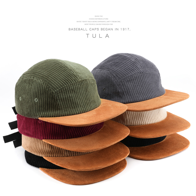 Nuevas Gorras de Béisbol de Pa - Corduroy Cap 5 Panel reseña y precio