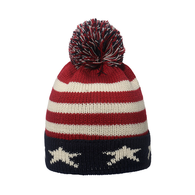 Gorro de invierno unisex con p - Beanie Cuffed Knit reseña y precio